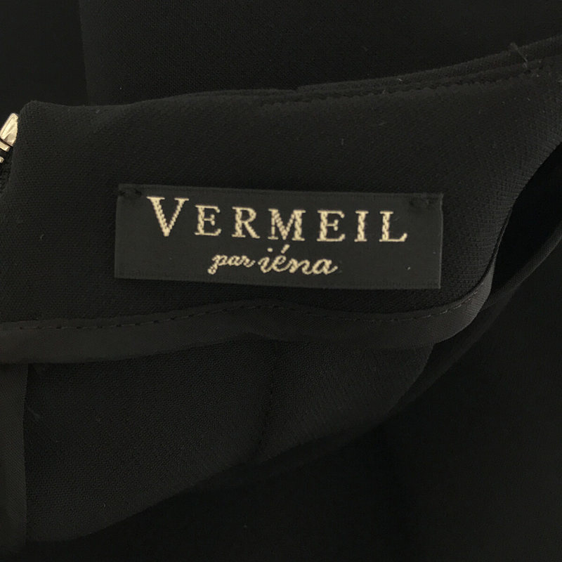 VERMEIL par iena / ヴェルメイユ パー イエナ バックジップ コクーン ロング ドレス ワンピース