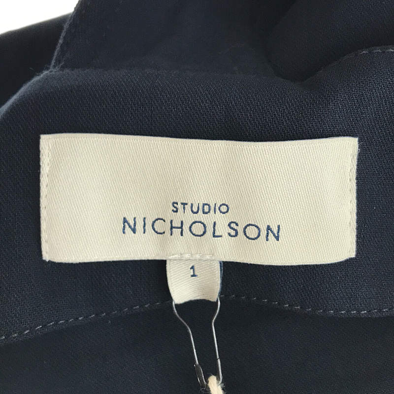 Studio Nicholson / スタジオ ニコルソン DOUBLE FACED COTTON ONE PIECE ダブルフェイス コットン サロペット パンツ