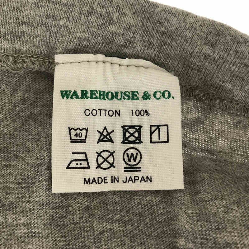 WAREHOUSE / ウエアハウス BRAHMS ブラームス プリント コットン Tシャツ カットソー