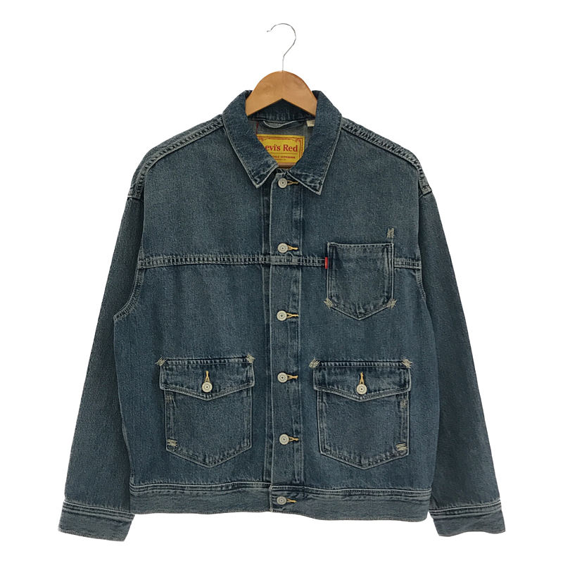 TRUCKER MIDDAY BREAK コットン ヘンプ デニム トラッカー ジャケットLevi's red / リーバイスレッド