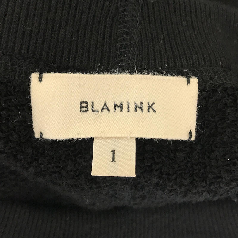 BLAMINK / ブラミンク 吊裏毛ロゴショートスリーブプルオーバー スウェット トレーナー