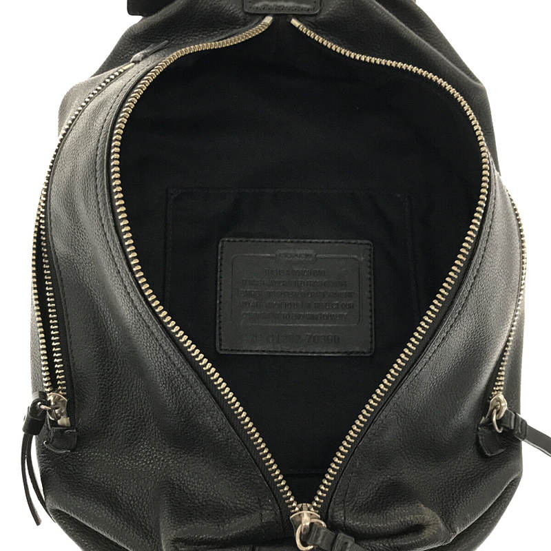 COACH / コーチ 70360 トンプソン オールレザー ボディ バッグ キーホルダー付き