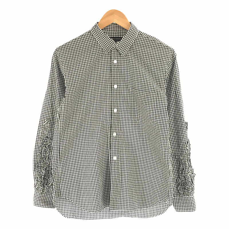 COMME des GARCONS HOMME PLUS 袖チェックシャツ - シャツ