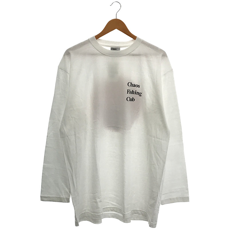 CONGRATS L/S TEE - WHITE 両面プリント コットン カットソー ロンT