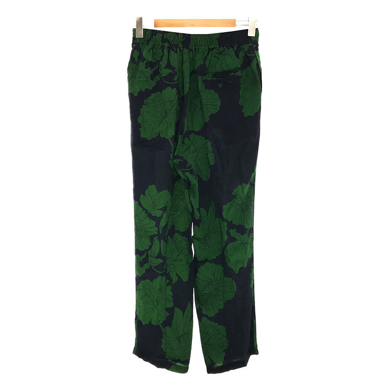 TOGA VIRILIS / トーガ ビリリース Inner print pants キュプラ ボタニカル柄 インナー プリント パンツ