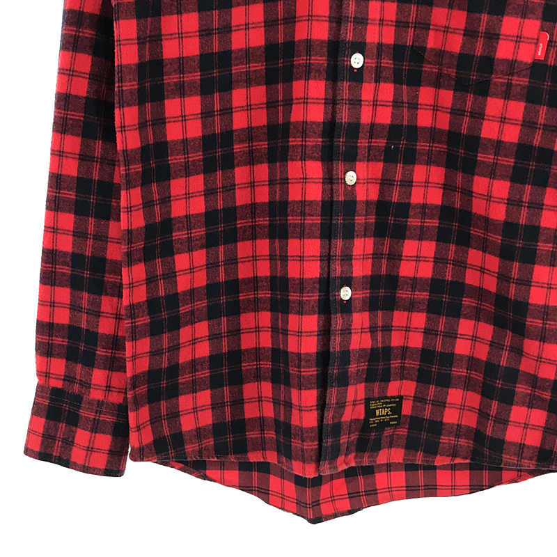 WTAPS / ダブルタップス YOUTHFUL DAYZ TARTAN L/S SHIRTS フランネル タータン チェック ボタンダウン シャツ