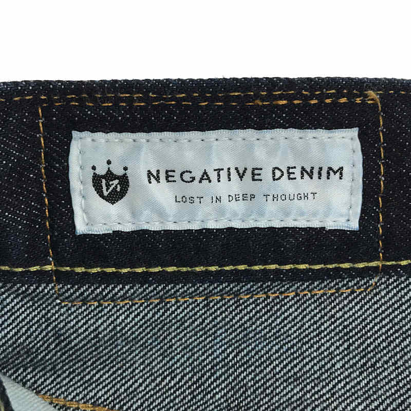 NEGATIVE DENIM / ネガティブデニム (直営店限定) Slim Tapered Jeans  5P スリムテーパードジーンズ  セルビッチ デニムパンツ