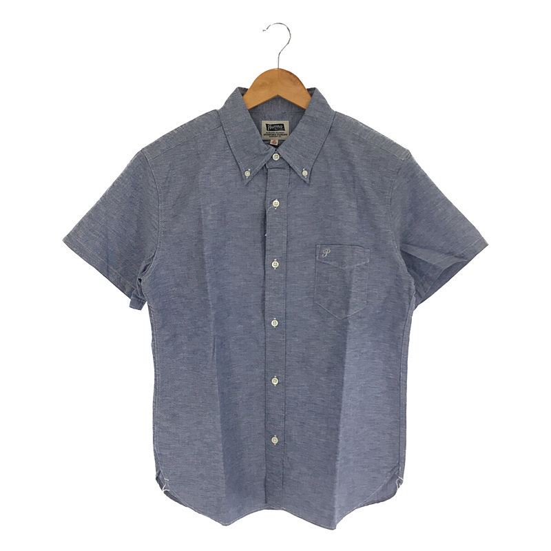 S/S BUTTON-DOWN SHIRTS オックスフォード ボタンダウン シャツ blue