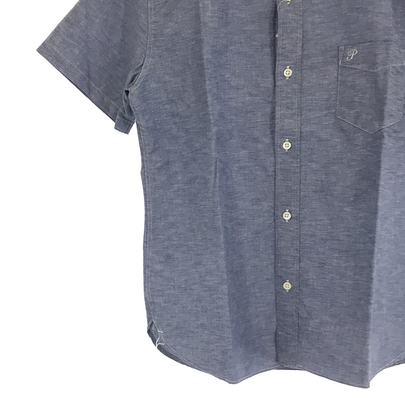 Pherrow's / フェローズ S/S BUTTON-DOWN SHIRTS オックスフォード ボタンダウン シャツ blue