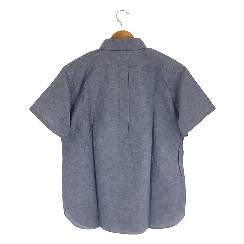 Pherrow's / フェローズ S/S BUTTON-DOWN SHIRTS オックスフォード ボタンダウン シャツ blue