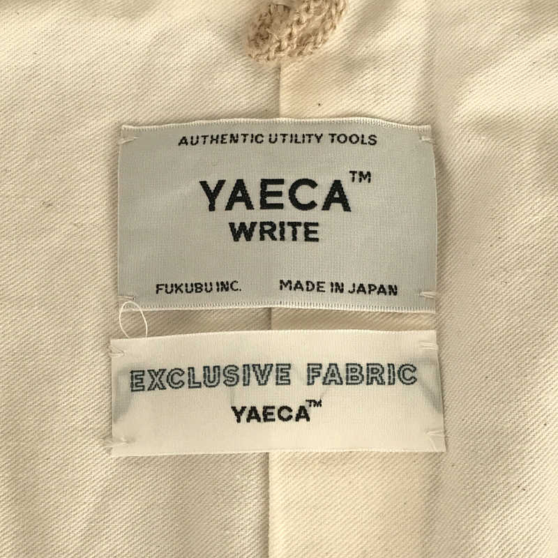 YAECA WRITE / ヤエカ ライト コットンリネンブレンド ベスト ラップドレス