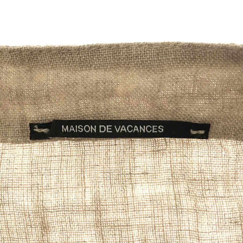 L'Appartement  / アパルトモン Maison De Vacances LINEN GAWN リネン ガウン