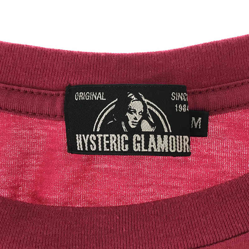 HYSTERIC GLAMOUR / ヒステリックグラマー TRIANGLE FRAME コットン 両面 プリント Tシャツ