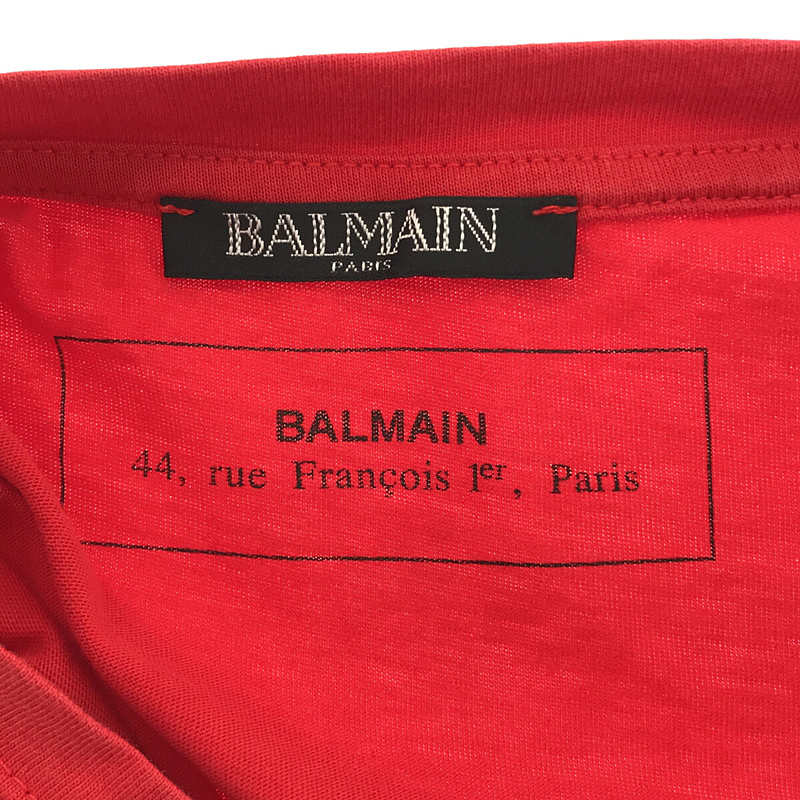 BALMAIN / バルマン B'z 稲葉浩志さん着用 フェイス プリント WORLD TOUR Tシャツ