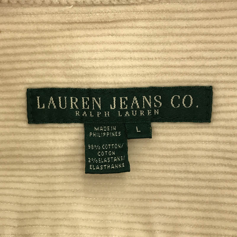 RALPH LAUREN / ラルフローレン 80s VINTAGE ヴィンテージ LAUREN JEANS CO. 太畝 コーデュロイ 金ボタン ジャケット