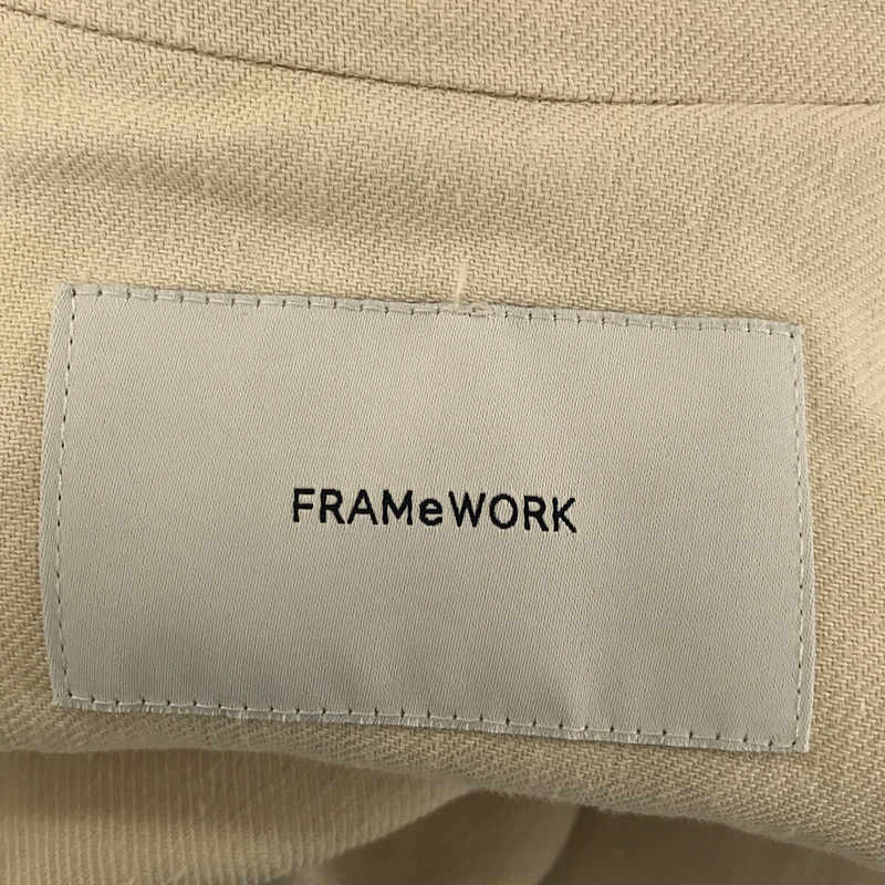 Framework / フレームワーク リネン オーバーサイズジャケット