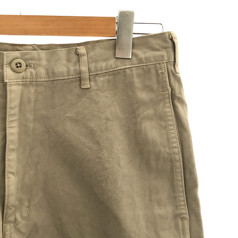 LOEFF / ロエフ コットン テーパード チノ トラウザーズ パンツ