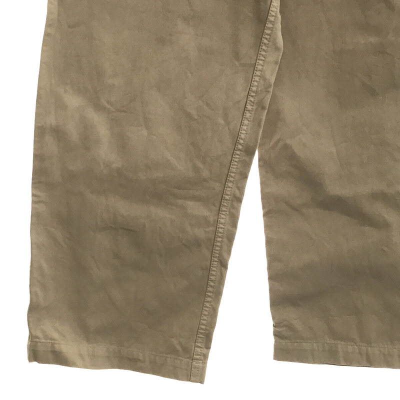 LOEFF / ロエフ コットン テーパード チノ トラウザーズ パンツ