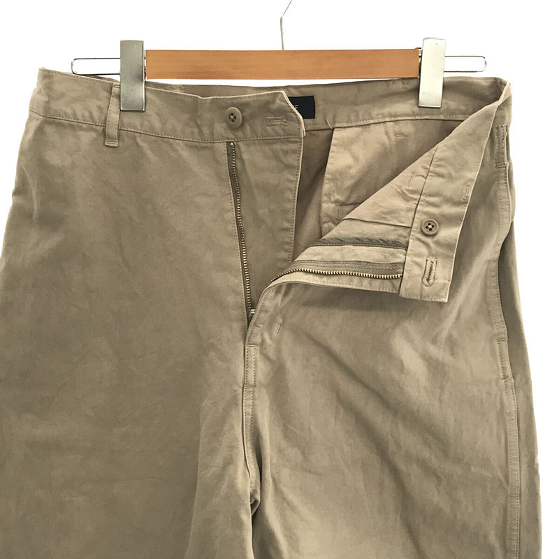 LOEFF / ロエフ コットン テーパード チノ トラウザーズ パンツ