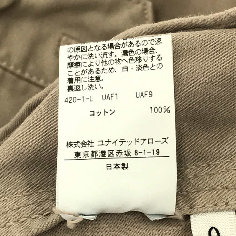 LOEFF / ロエフ コットン テーパード チノ トラウザーズ パンツ