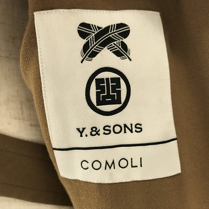 COMOLI / コモリ Y. & SONS 別注 タイロッケン コート ベルト付き