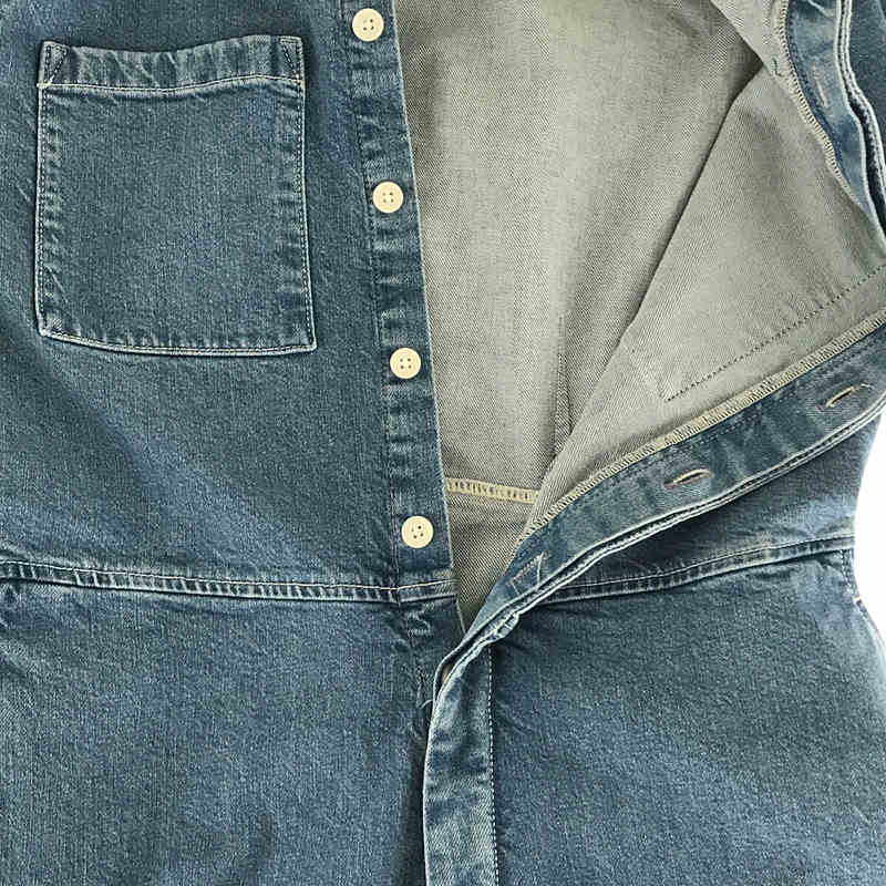 LEVI'S MADE & CRAFTED / リーバイス メイド&クラフテッド サマースウーン ウォッシュ加工 ストレッチ デニム ジャンプスーツ オールインワン