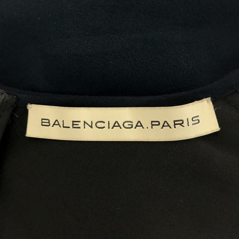 BALENCIAGA / バレンシアガ フェイク スエード レザー ワンピース