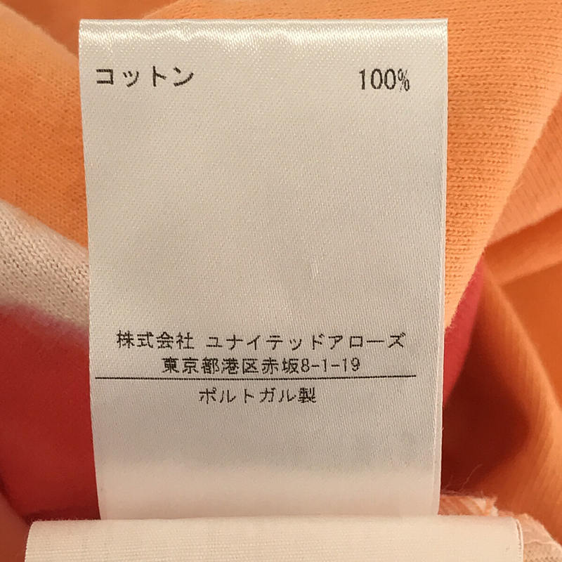 ハート オレンジ コットン タイダイ TシャツAcne Studios / アクネ ストゥディオズ