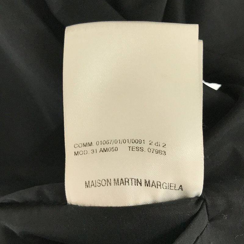 Maison Martin Margiela / メゾンマルタンマルジェラ ここのえタグ ラム レザー 八の字 5ジップ シングル ライダース ジャケット