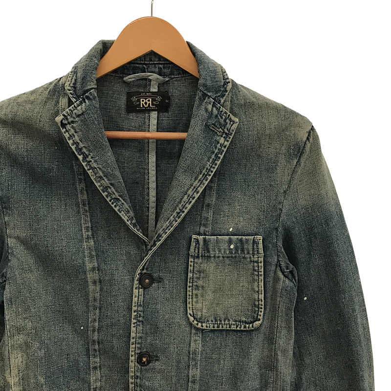 RRL / ダブルアールエル コットン ダメージ加工 デニム テーラード ジャケット