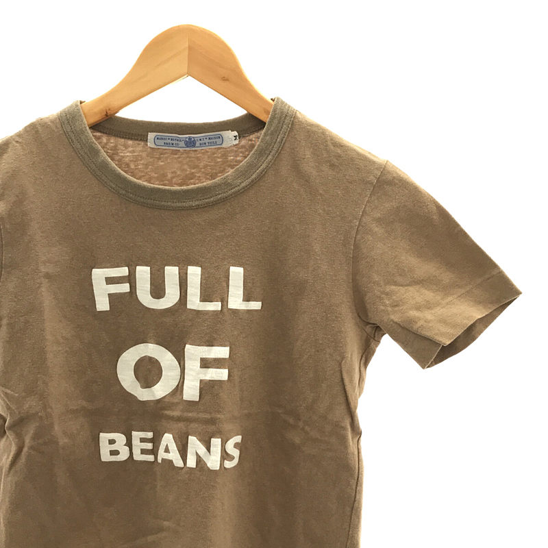 R&D.M.Co / オールドマンズテーラー FULL OF BEANS コットン プリント Tシャツ