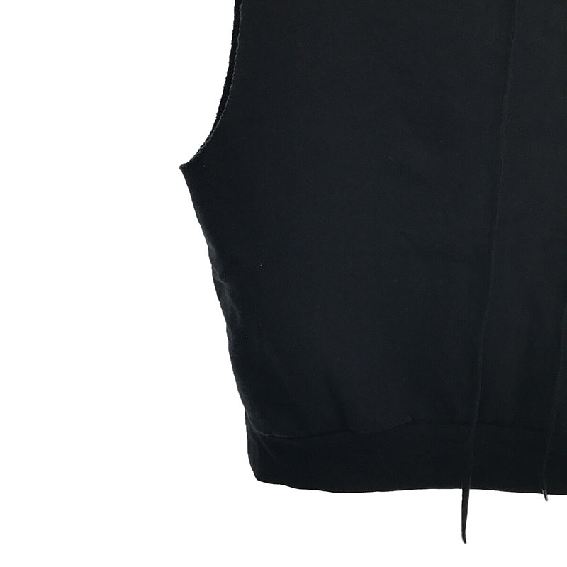 UNUSED / アンユーズド Sleeveless sweat hoodie スリーブレススウェットパーカー