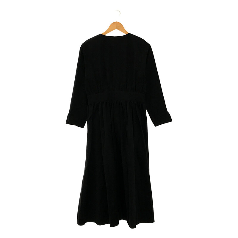 foufou / フーフー THE DRESS #04 V-neck button one piece  Vネックボタンワンピース