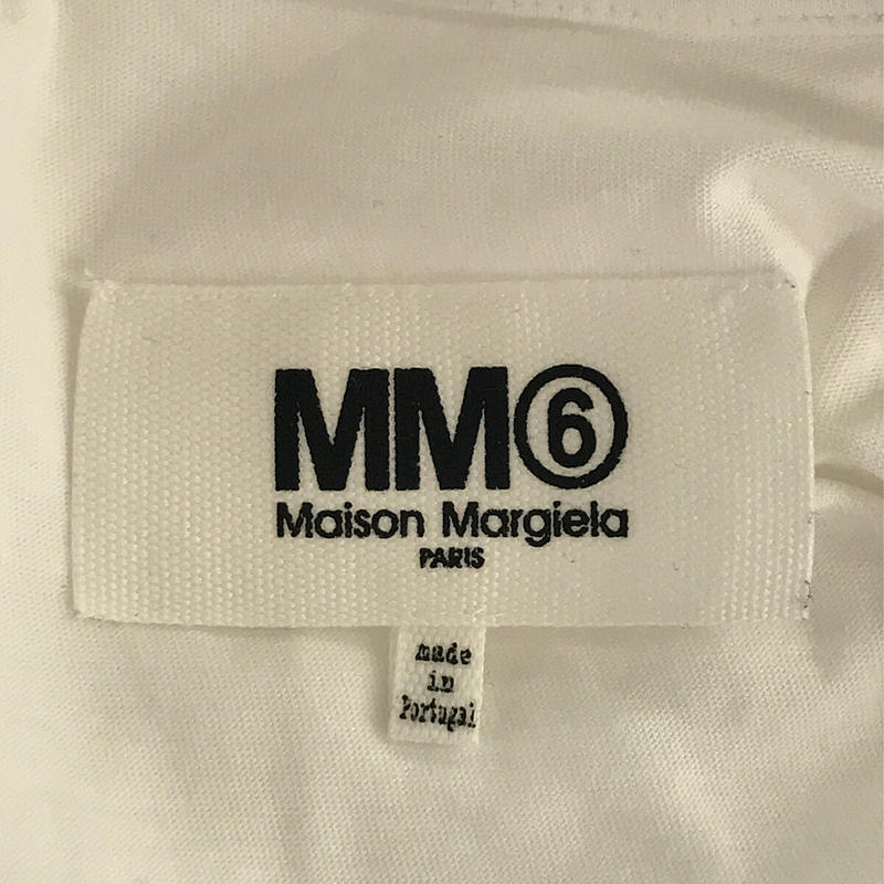 MM6 Maison Margiela / エムエムシックス メゾンマルジェラ アシンメトリーノースリーブカットソー