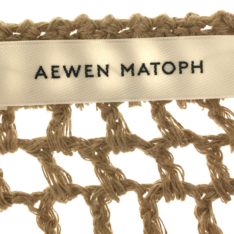 AEWEN MATOPH / イウエンマトフ メッシュ プルオーバー カットソー