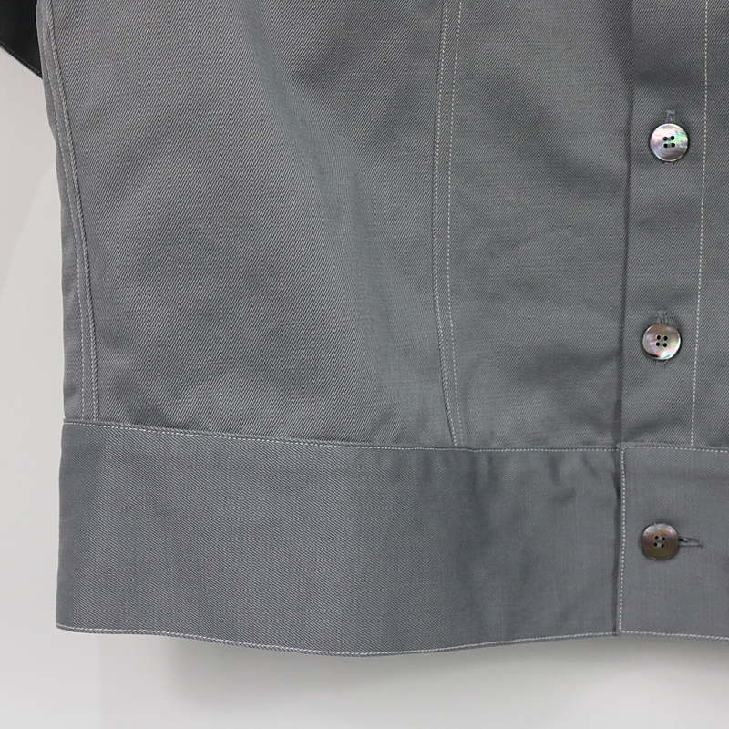 AURALEE / オーラリー WASHED FINX LIGHT CHINO HALF SLEEVED SHIRTS チノ半袖シャツ