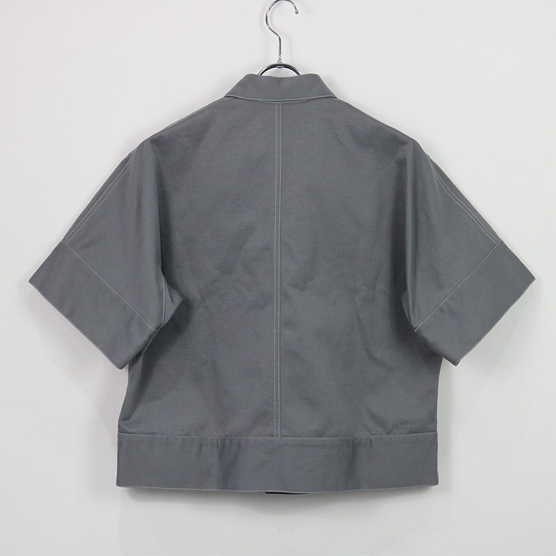 AURALEE / オーラリー WASHED FINX LIGHT CHINO HALF SLEEVED SHIRTS チノ半袖シャツ