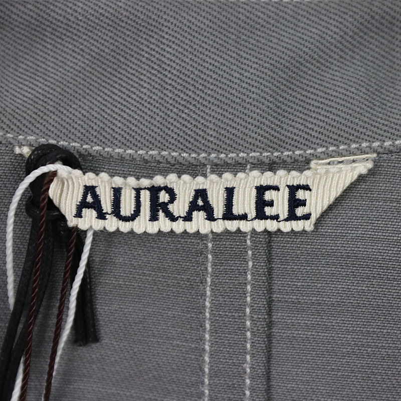 AURALEE / オーラリー WASHED FINX LIGHT CHINO HALF SLEEVED SHIRTS チノ半袖シャツ