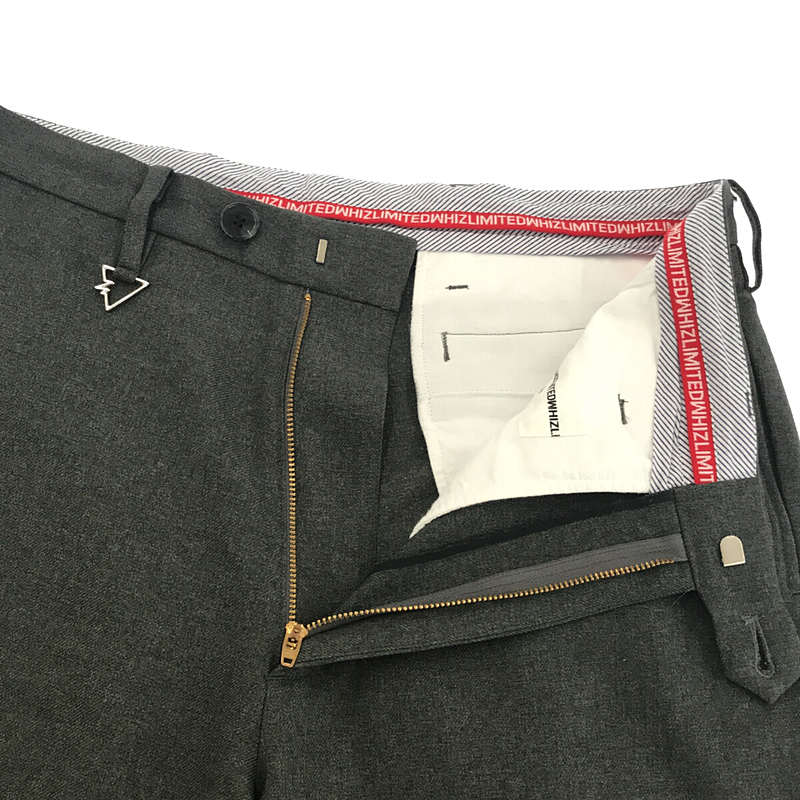 WHIZLIMITED / ウィズリミテッド SLACKS CHARCOAL ワイド スラックス パンツ