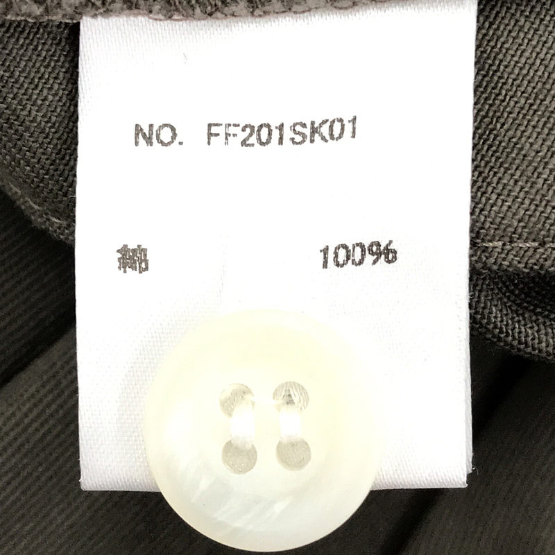 foufou / フーフー super tuck long skirt スーパー タック ロング スカート