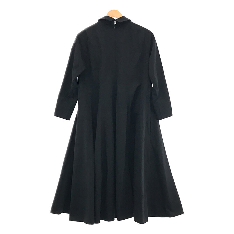 THE DRESS #34 round collar flare dress ラウンド カラー フレア ドレス ワンピースfoufou / フーフー