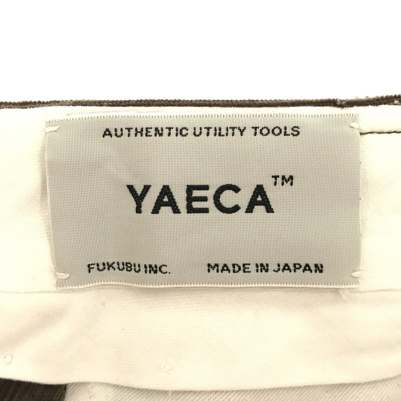 YAECA / ヤエカ CORDUROY PANTS コーデュロイパンツ