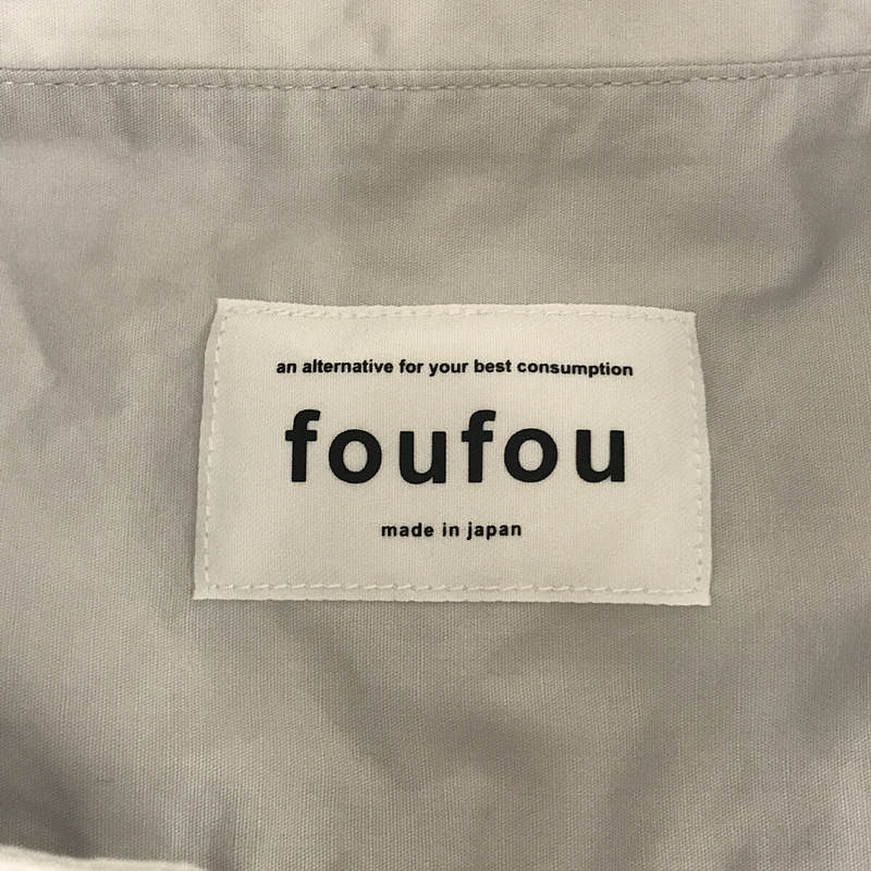 foufou / フーフー the museum  uniform  shirts ザミュージアム ユニフォームシャツ  ブラウス