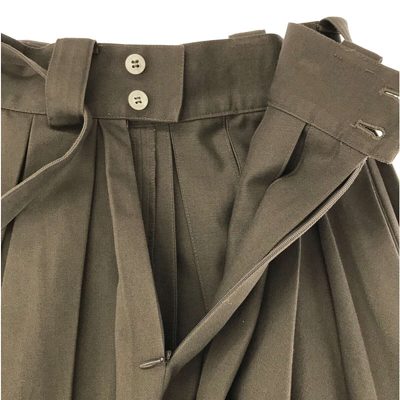 foufou / フーフー super tuck long skirt スーパータックロングスカート