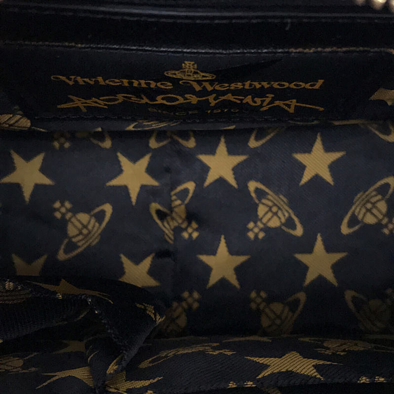 Vivienne Westwood ANGLOMANIA / ヴィヴィアンウエストウッド アングロマニア 6120V オーブ レザーハンドバッグ