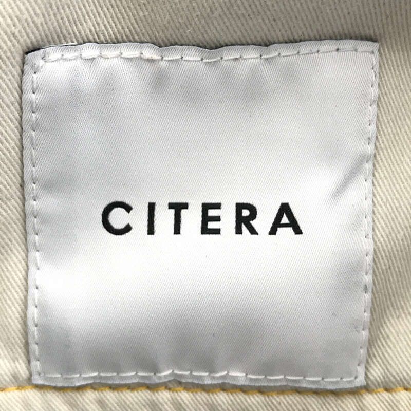 CITERA / シテラ DENIM RIGID セルビッチ 赤耳 濃紺 デニム パンツ