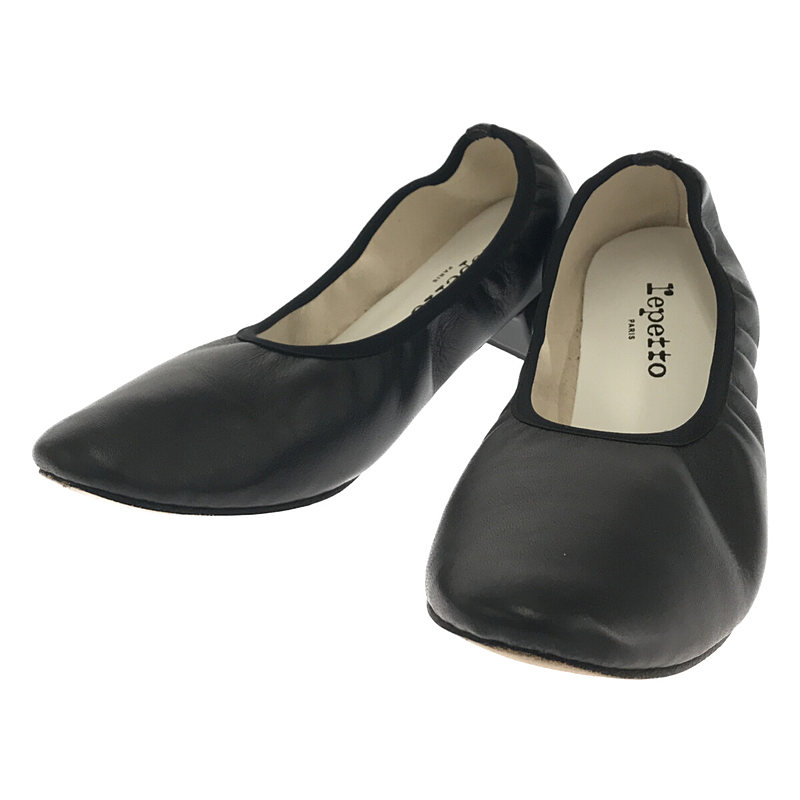 LOGAN PUMP レザー ヒール フラット バレエ シューズ