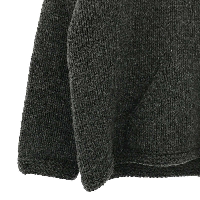 その他 Umii908 華夏 ウール ローゲージ ニット パーカー フーディ