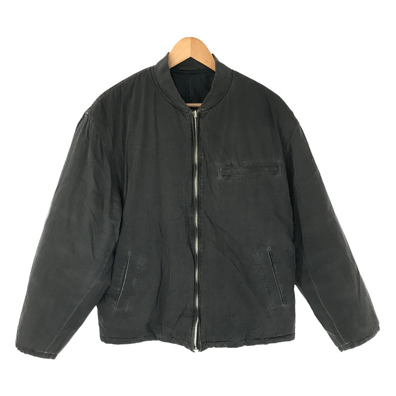 90s コットン ポリエステル ストーンウォッシュ 中綿入り リバーシブル ボンバー ジャケット MA-1COMME des GARCONS  HOMME / コムデギャルソンオム