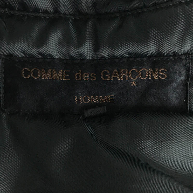 COMME des GARCONS HOMME / コムデギャルソンオム 90s コットン ポリエステル ストーンウォッシュ 中綿入り リバーシブル ボンバー ジャケット MA-1